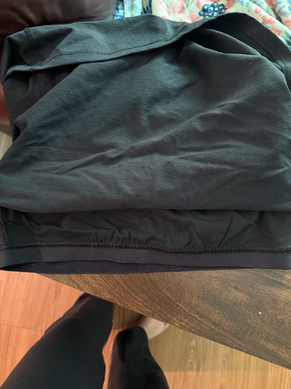 Lululemon Power Y Perforated Racerback Luon Athletic Tank Top Shine Dot Black - Picture 10 of 13